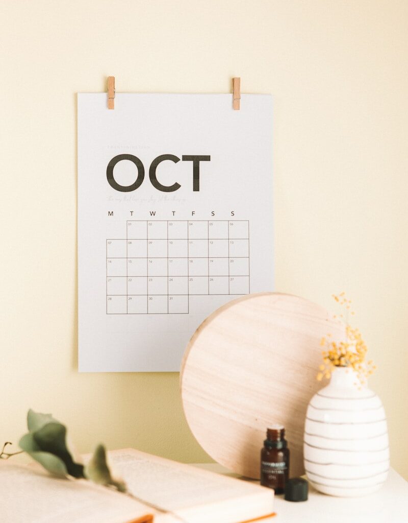 Oct calendar